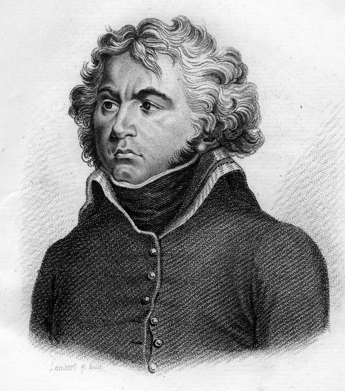 Jean-Baptiste Kléber (1753-1800), général français. Dans « Portraits des généraux français en suite les victoires et conquêtes des Français ». Gravé par Ambroise Tardieu en 1818. Collection Stella. - Ambroise Tardieu