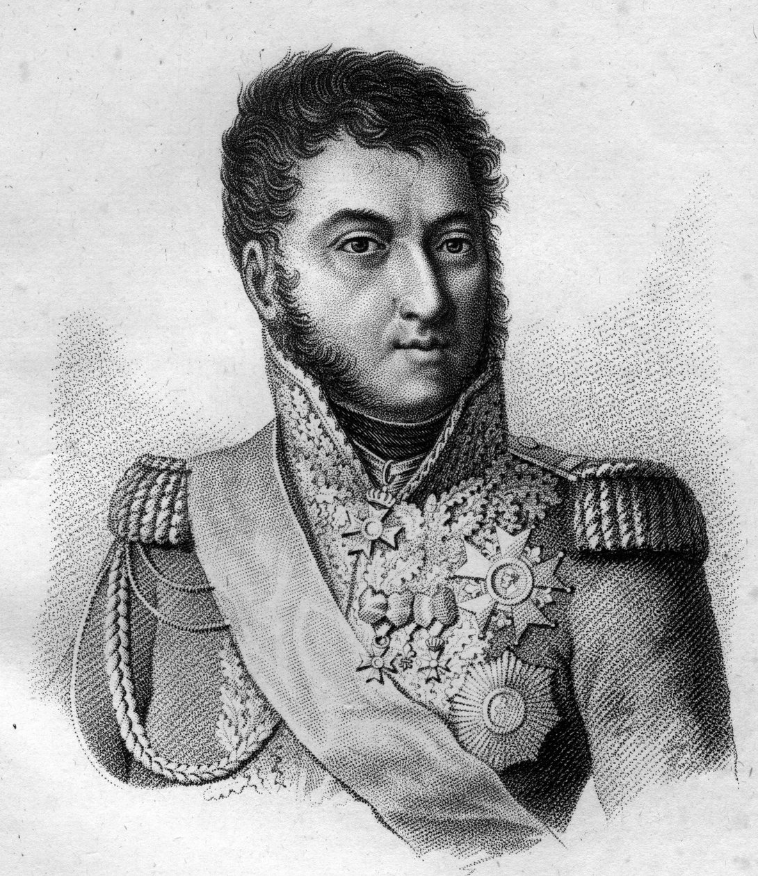 Maréchal Suchet. Louis Gabriel (Louis-Gabriel) Suchet (1770-1826), duc d
