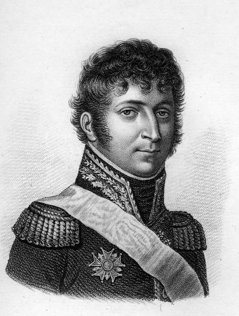 Olivier Macoux Rivaud de la Raffinière (1766-1839) dans "Portraits des généraux français suivant les victoires et conquêtes des Français". Gravé par Ambroise Tardieu en 1818. Collection Stella - Ambroise Tardieu
