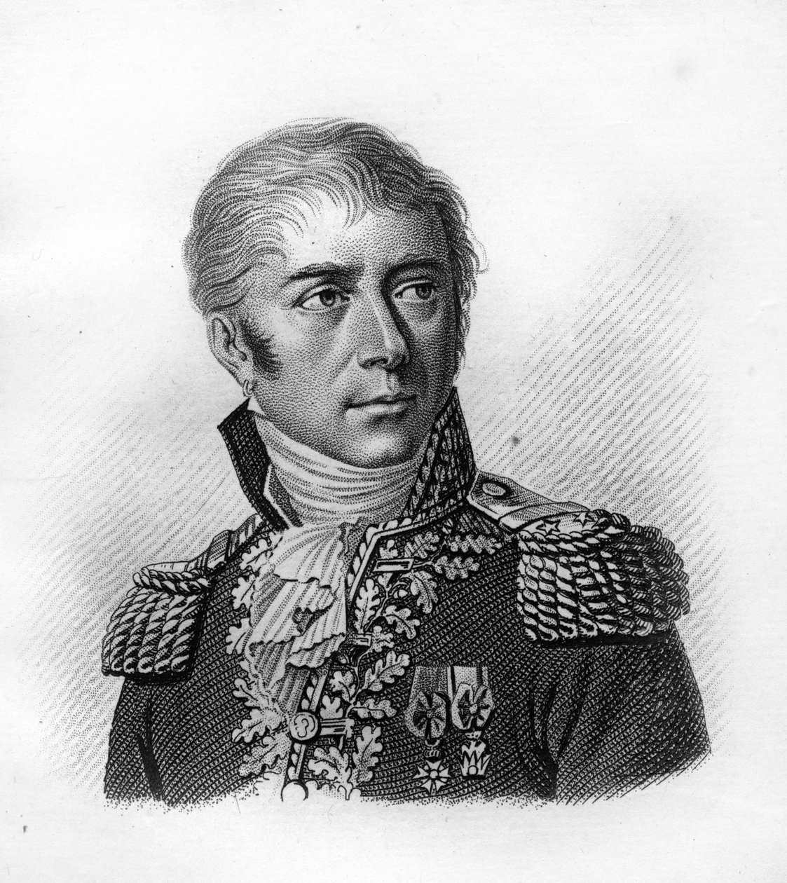 Portrait du général Honoré Vial. 1776-1813. Gravé par Ambroise Tardieu en 1818. Collection Stella - Ambroise Tardieu