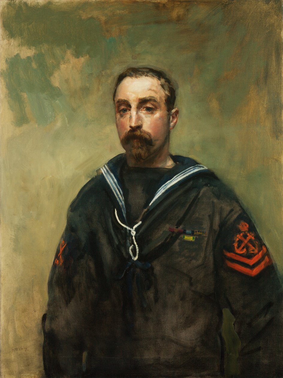 Officier marinier E Pitcher VC, 1918 - Ambrose McEvoy