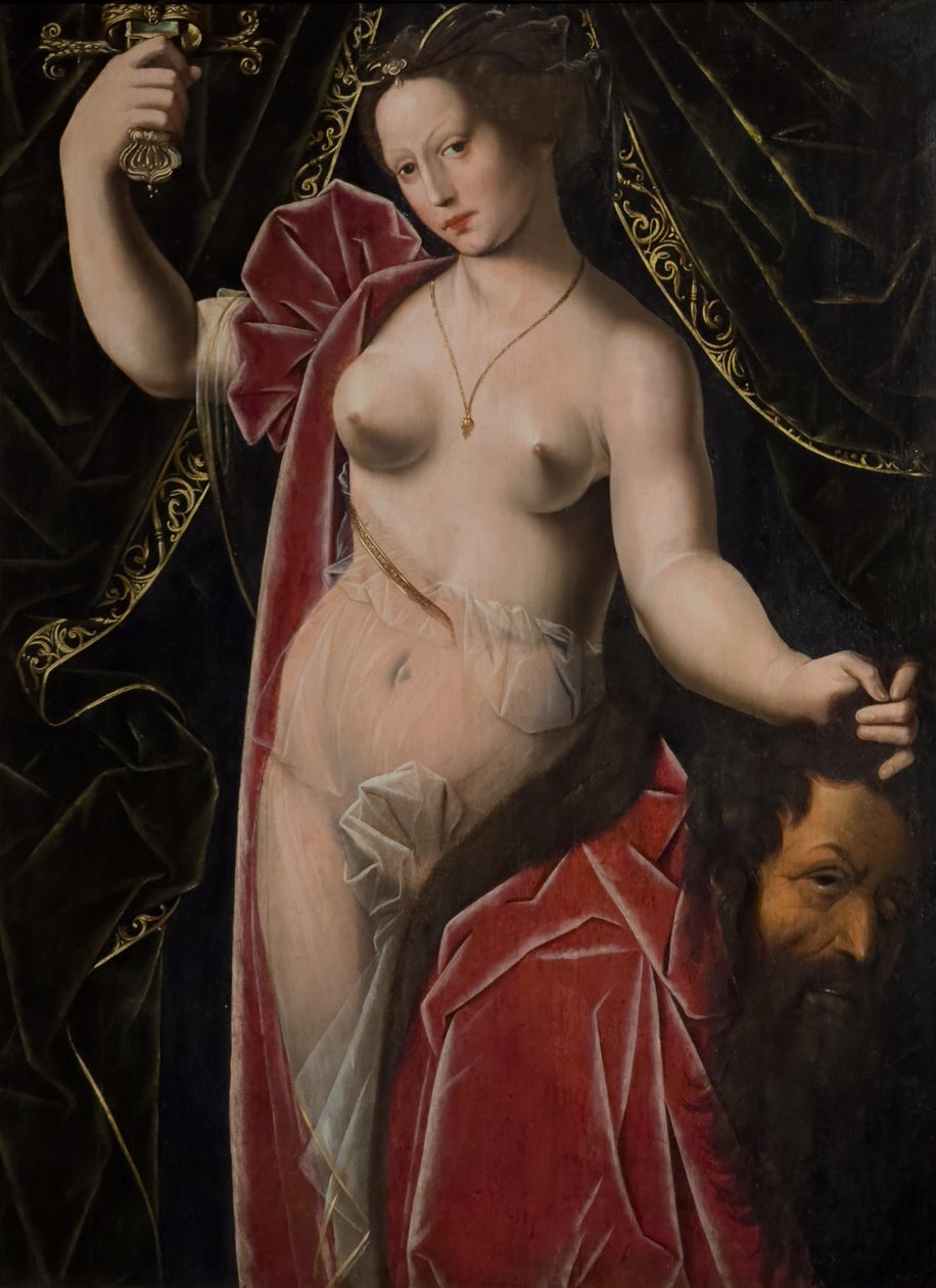Judith brandissant la tête d
