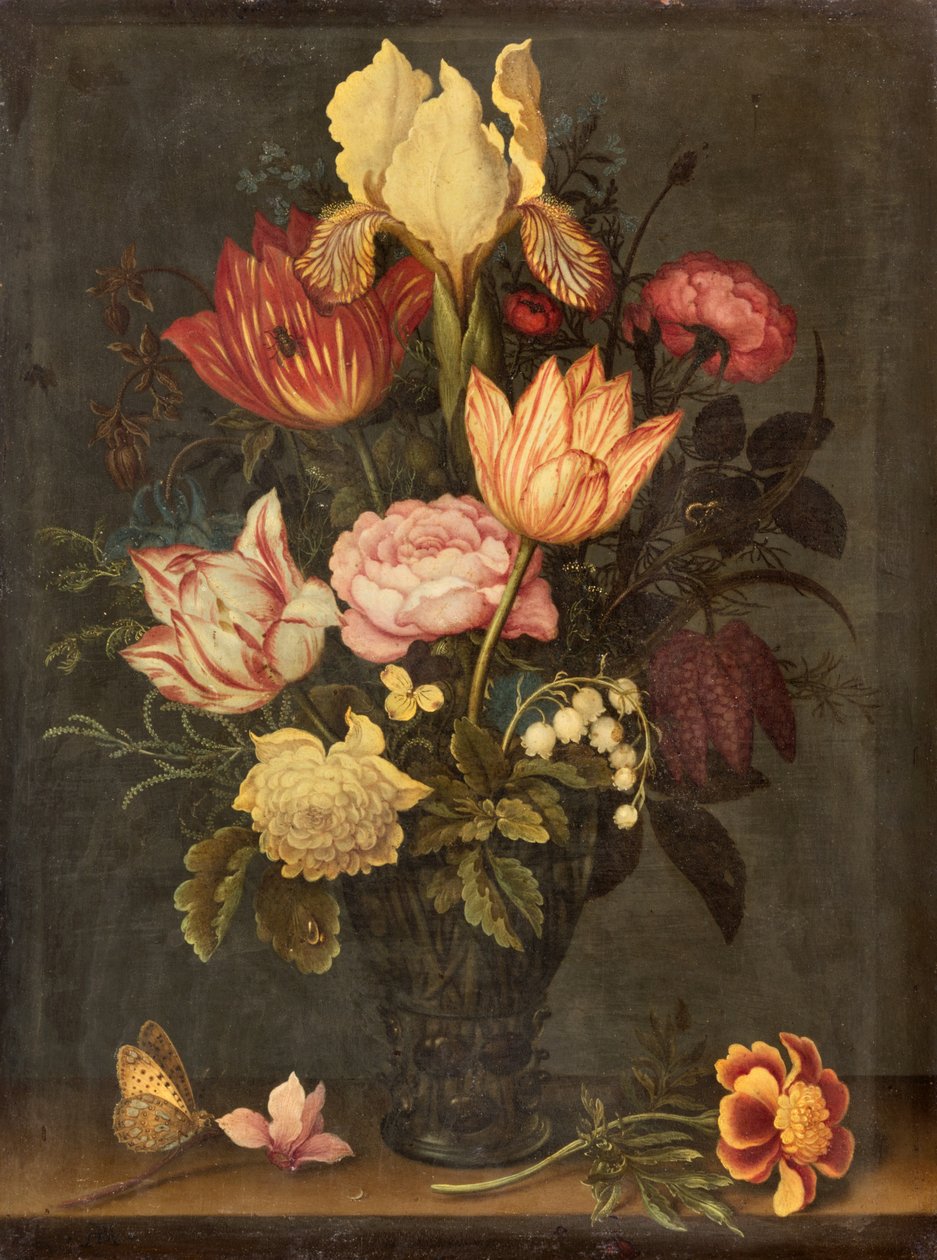 Fleurs vers 1607 (peinture) - Ambrosius the Elder Bosschaert