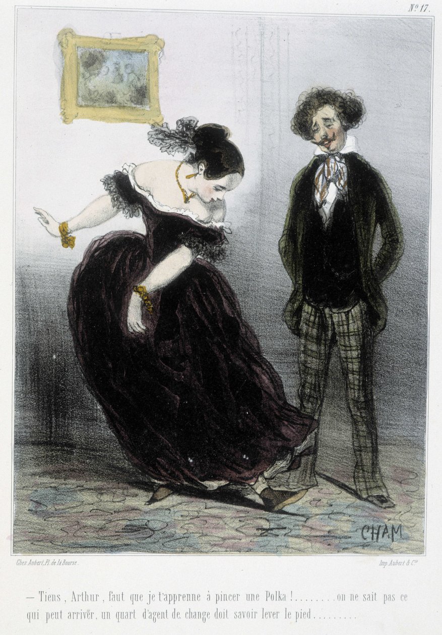 Caricature - dans « Madeleines » par Cham, v.1870-1880 - Amédée de Noé