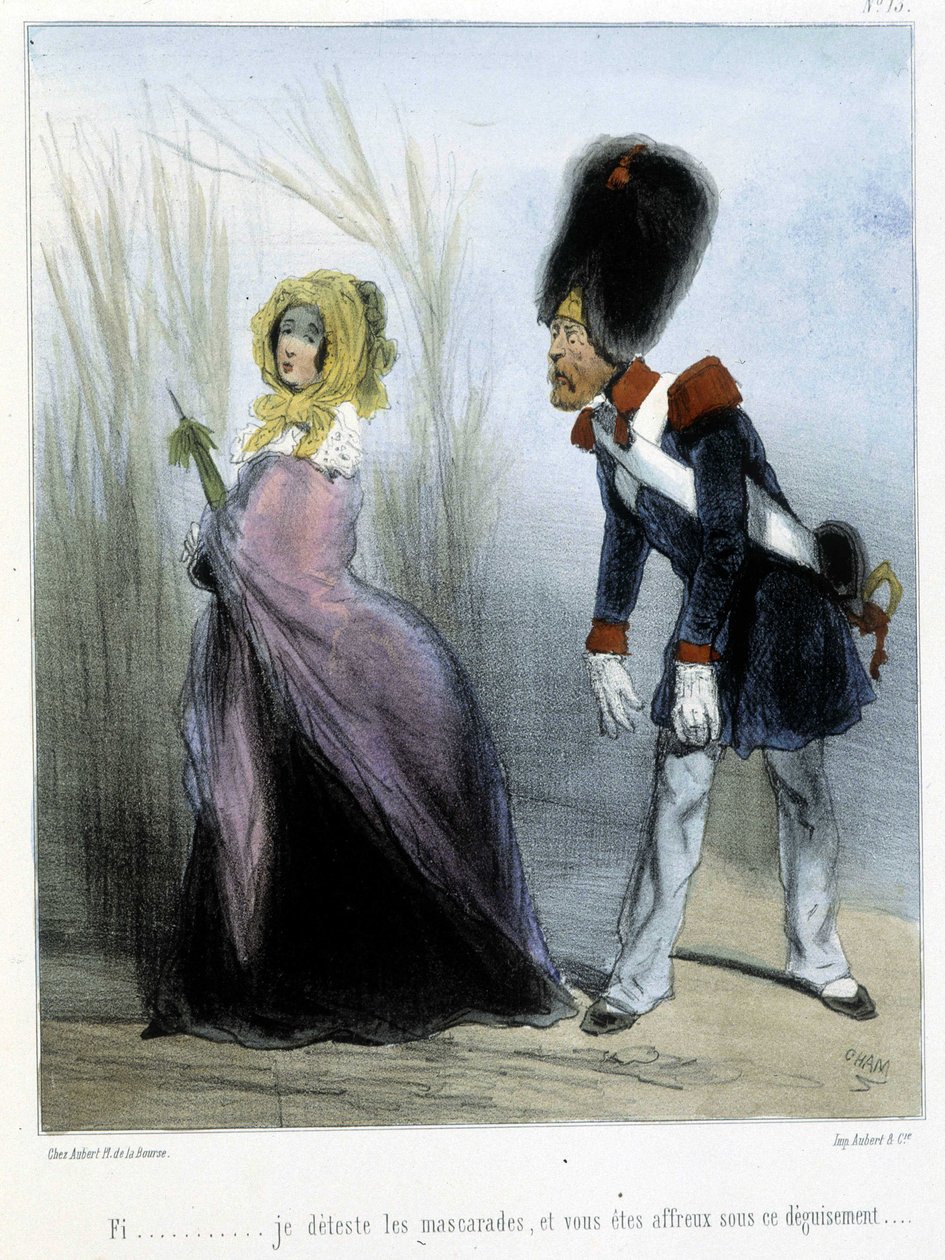Caricature - dans "Madeleines" par Cham, v.1870-1880 - Amédée de Noé