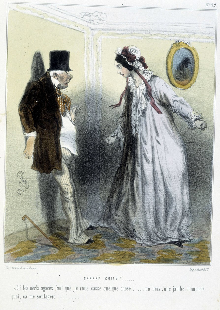 Crrré chien! - dans "Madeleines" par Cham, v.1870-1880 - Amédée de Noé
