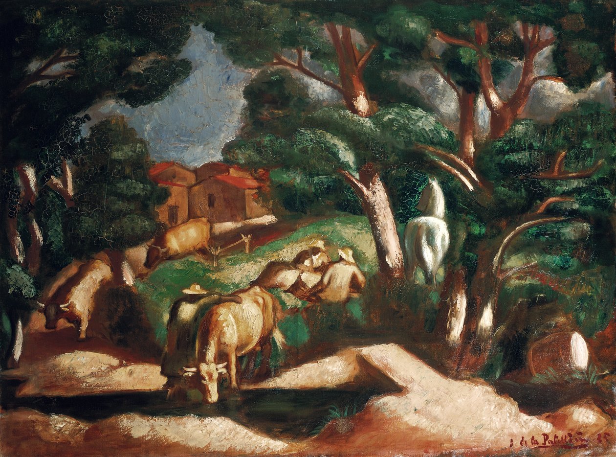 Le repos à la campagne, 1925 - Amedee de La Patelliere