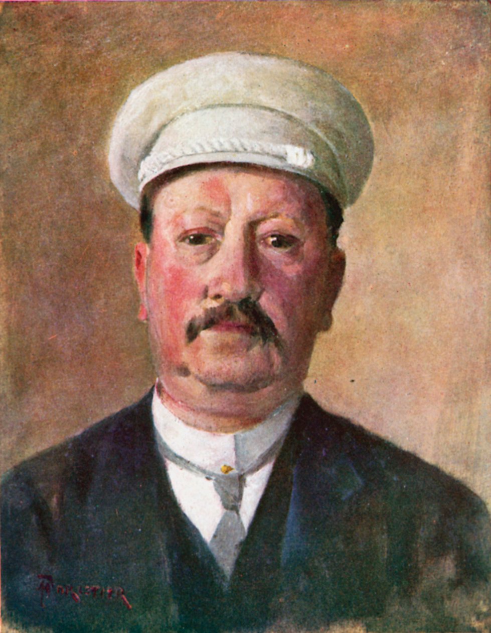 Un bourgeois flamand (lithographie couleur) - Amedee (after) Forestier