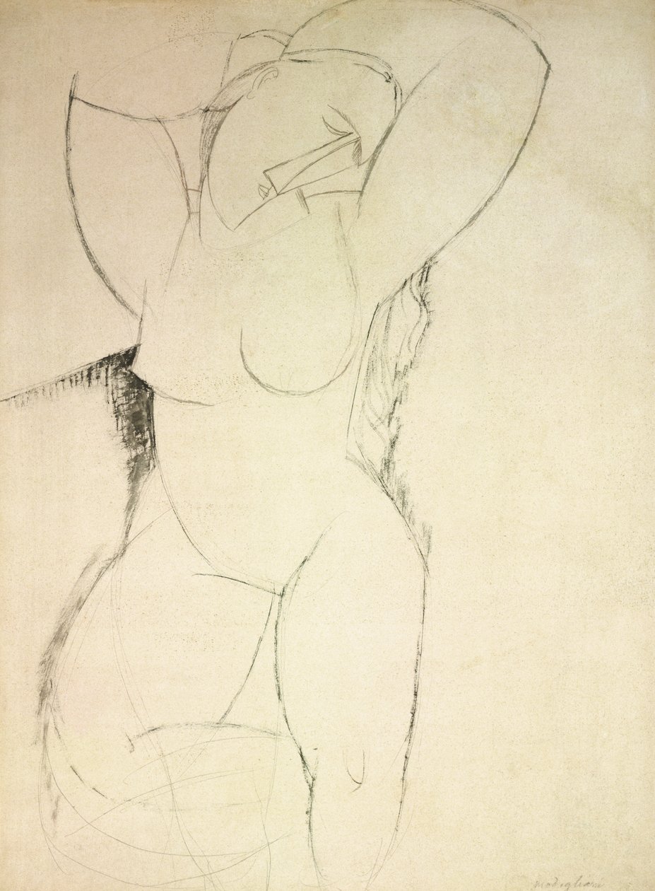 Caryatide, c.1913-14 - Amedeo Modigliani
