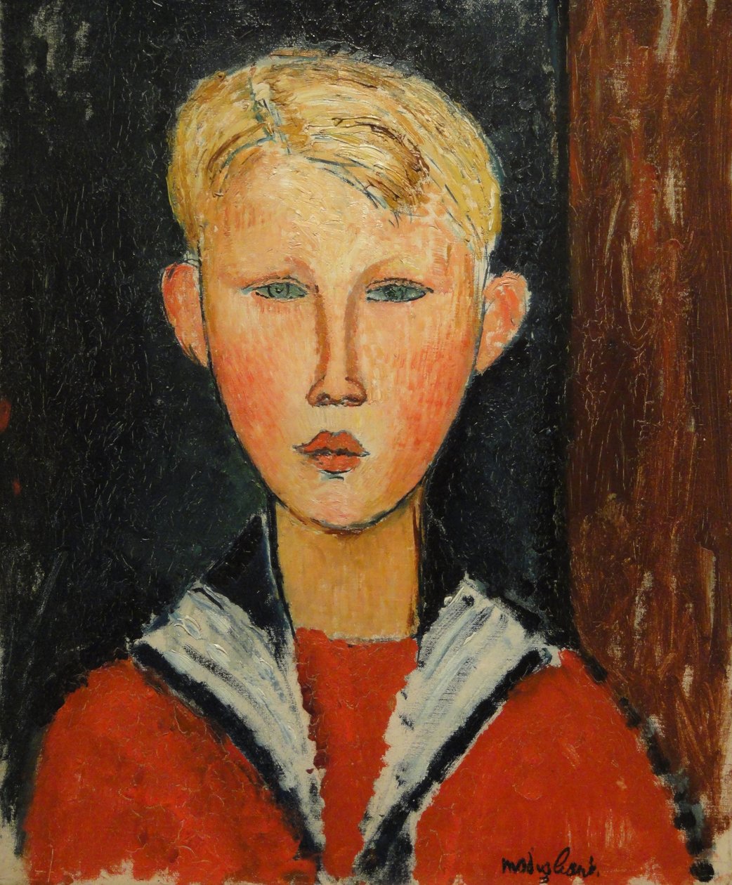 Le Garçon aux Yeux Bleus - Amedeo Modigliani