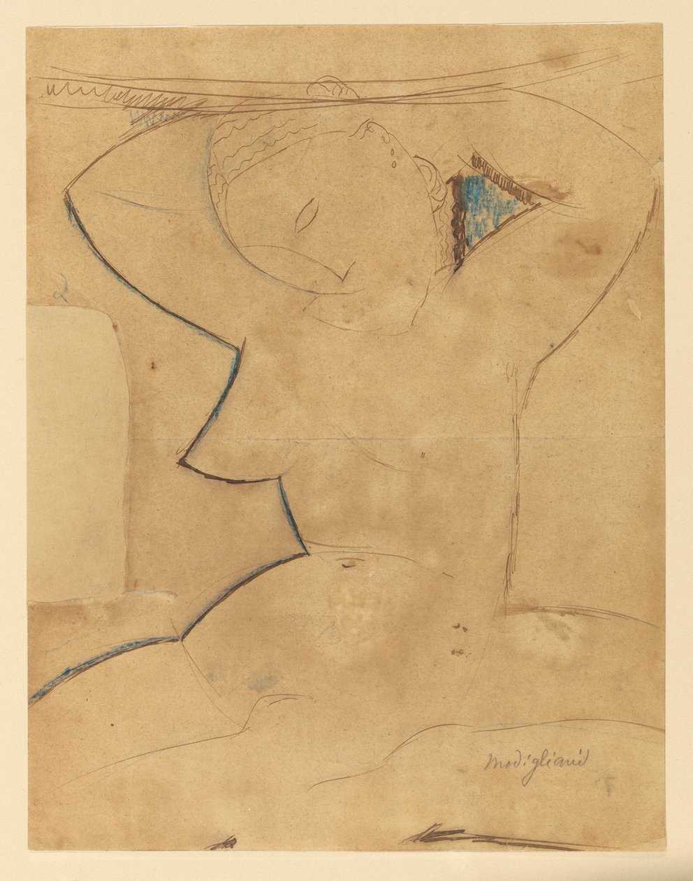 Caryatide au Sein Pointu - Amedeo Modigliani