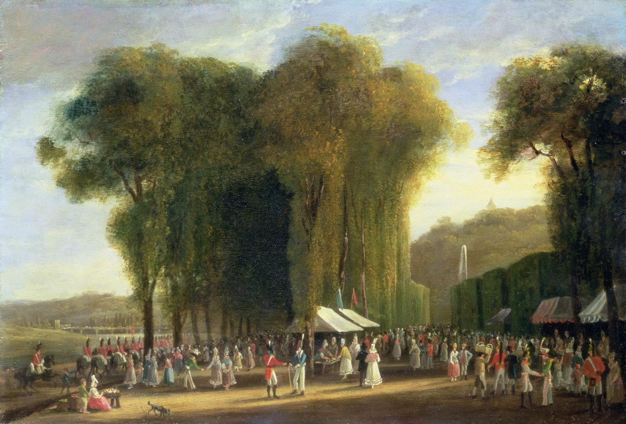 Jour de fête à St.Cloud : troupes britanniques en service, septembre 1815 - Amelia Long