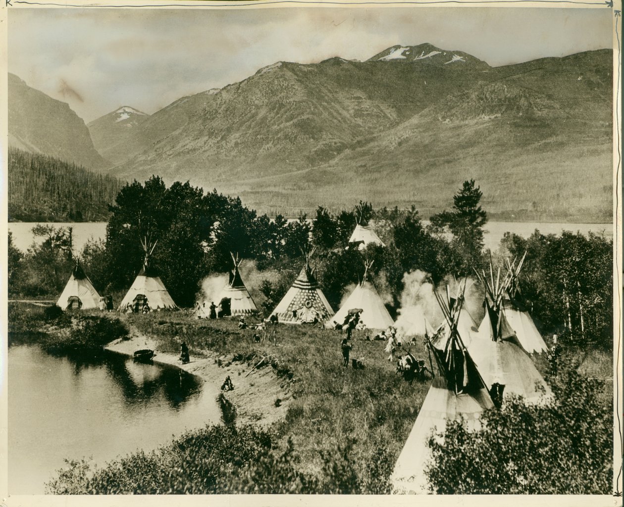 Un campement amérindien - American Photographer