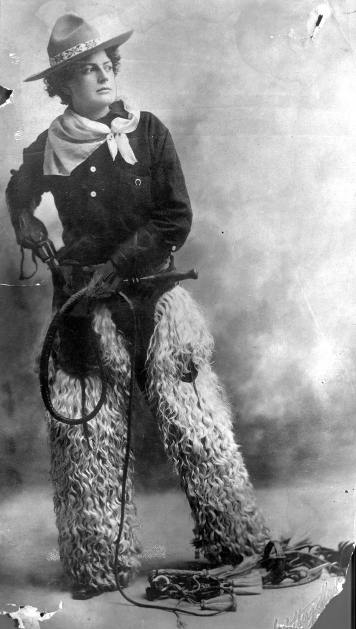 Adele Voughle, cowgirl, vers 1880-1900 - American Photographer