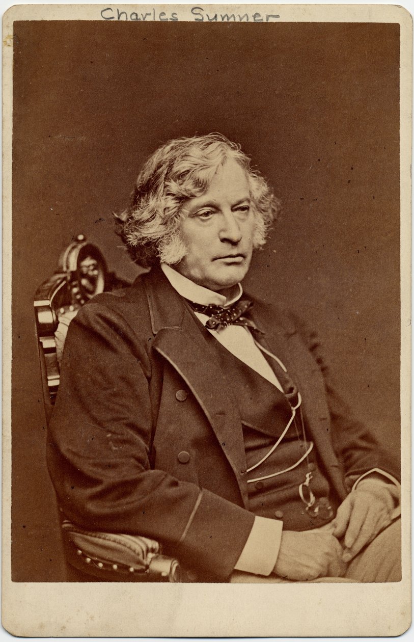 Charles Sumner (1811-74), sénateur américain - American Photographer