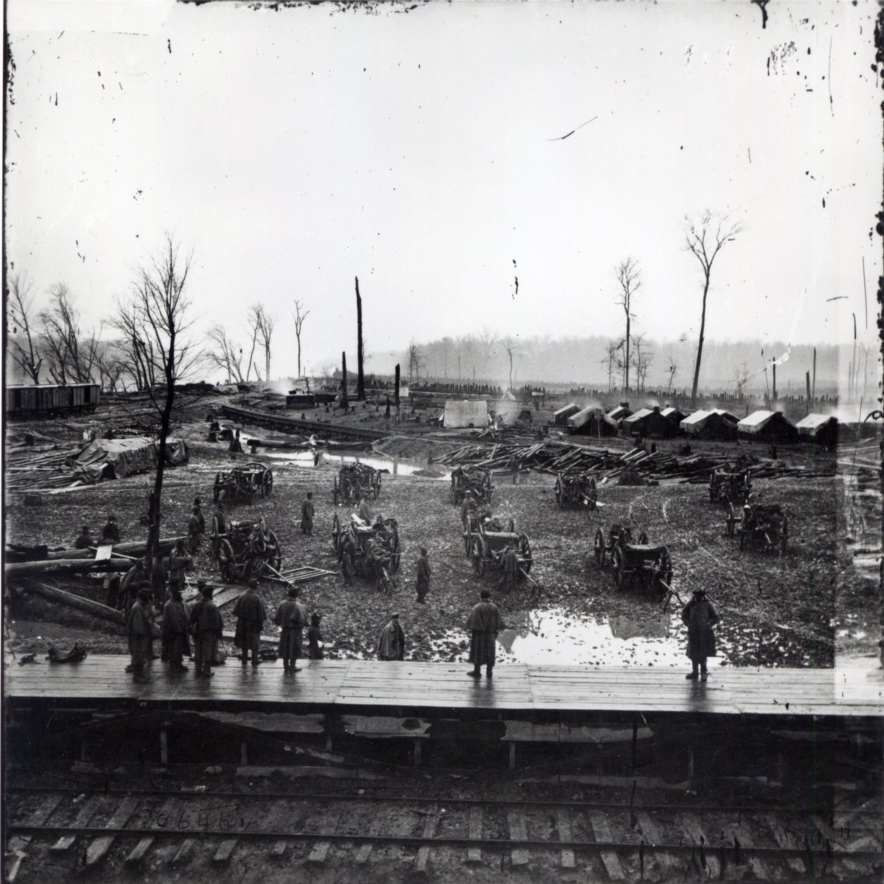Batteries confédérées à Johnsonville, Tennessee, novembre 1864 - American Photographer