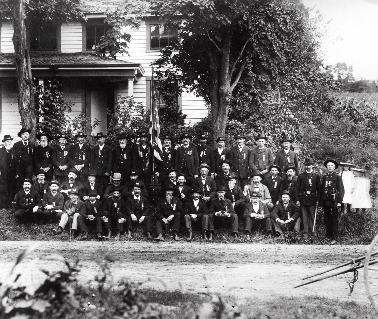 Anciens combattants de la guerre civile GAR, vers 1890 - American Photographer