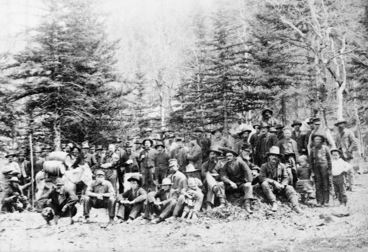 Mineurs dans un camp minier du Colorado - American Photographer