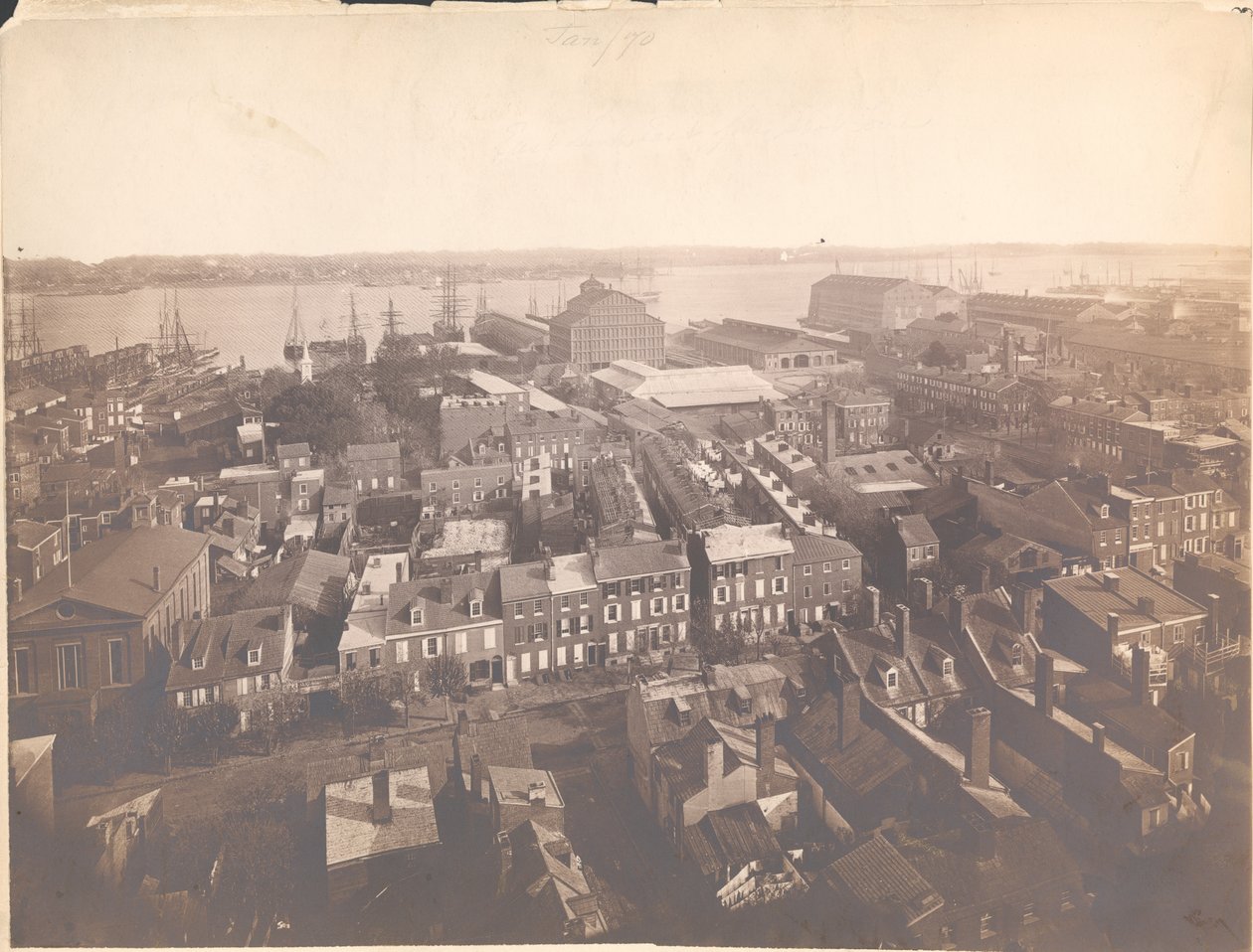 Panorama de Philadelphie, vue est-sud-ouest, 1870 - American Photographer