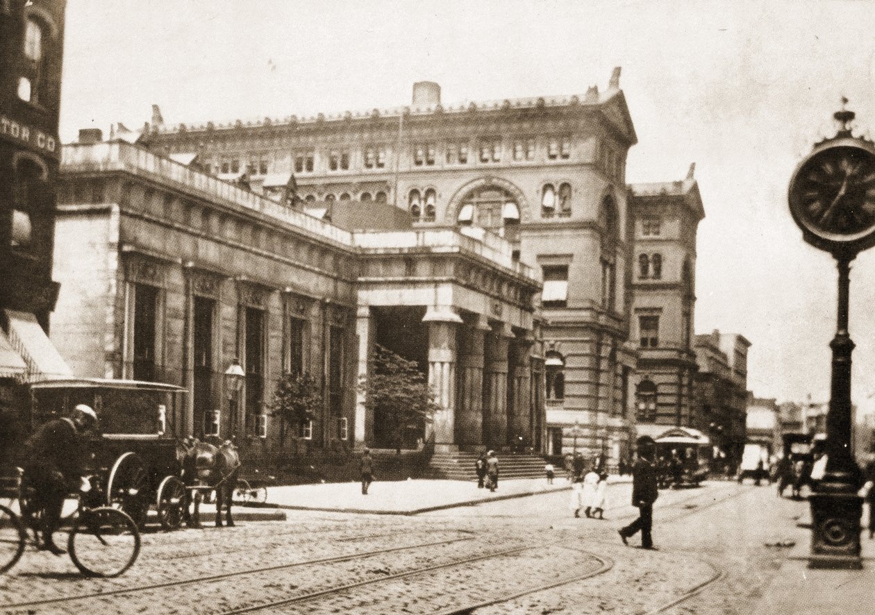 Ancienne prison Tombs et bâtiment des tribunaux criminels, Centre Street, New York, 1895 - American Photographer