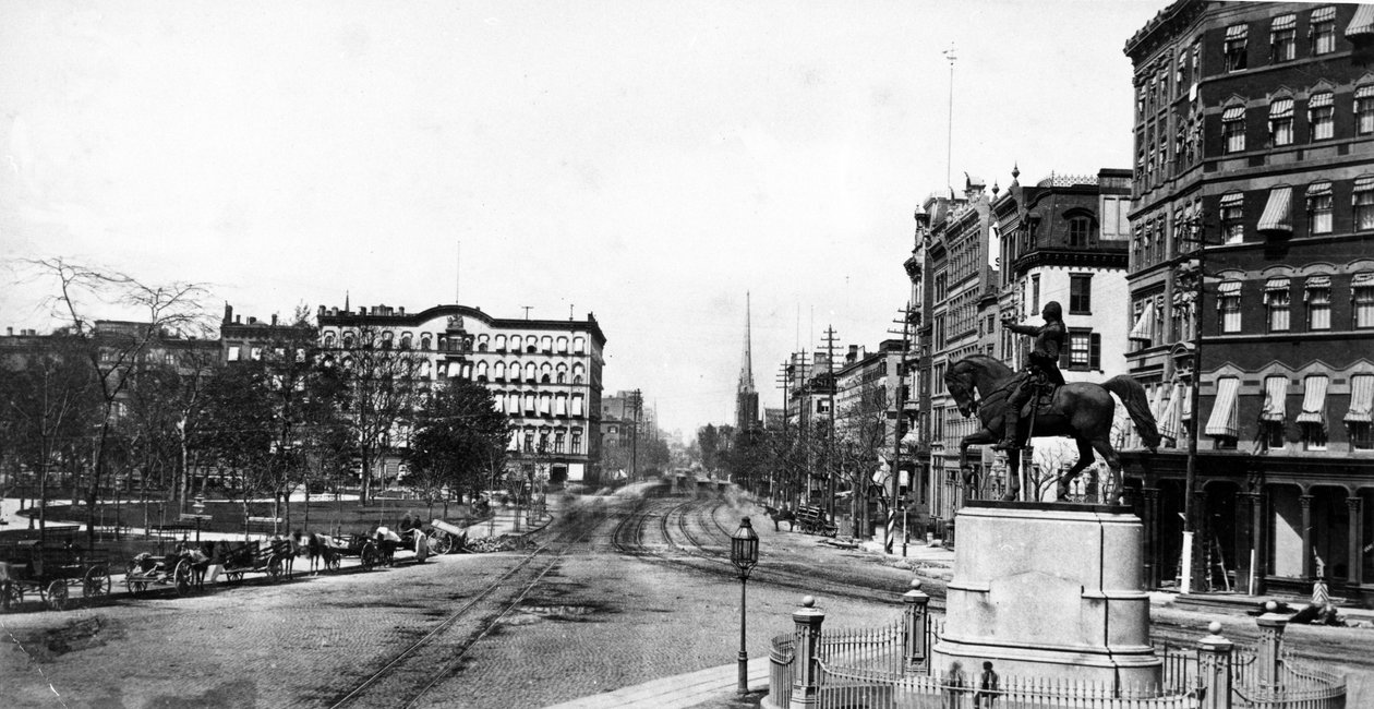 Union Square, New York City, vers 1870 - American Photographer