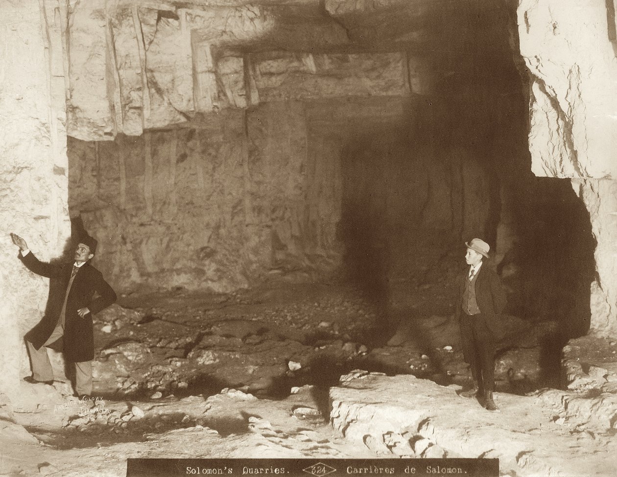 Grotte de Sédécias, Jérusalem, 1898-1911 - American Photographer