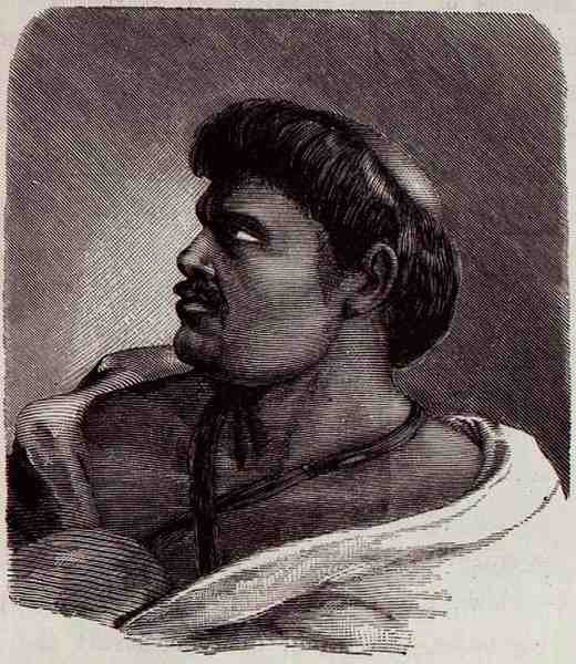 Capitao Vei-Bang, chef des Coroados, de Les rivières Amazone et Madeira, par Franz Keller, 1874 - American School