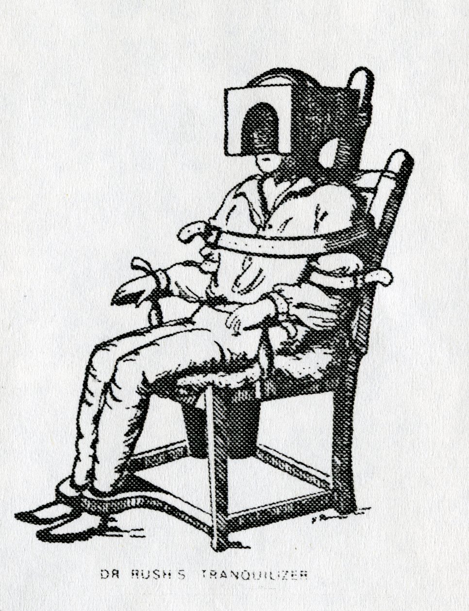 Chaise Tranquillisant du Dr Rush - American School