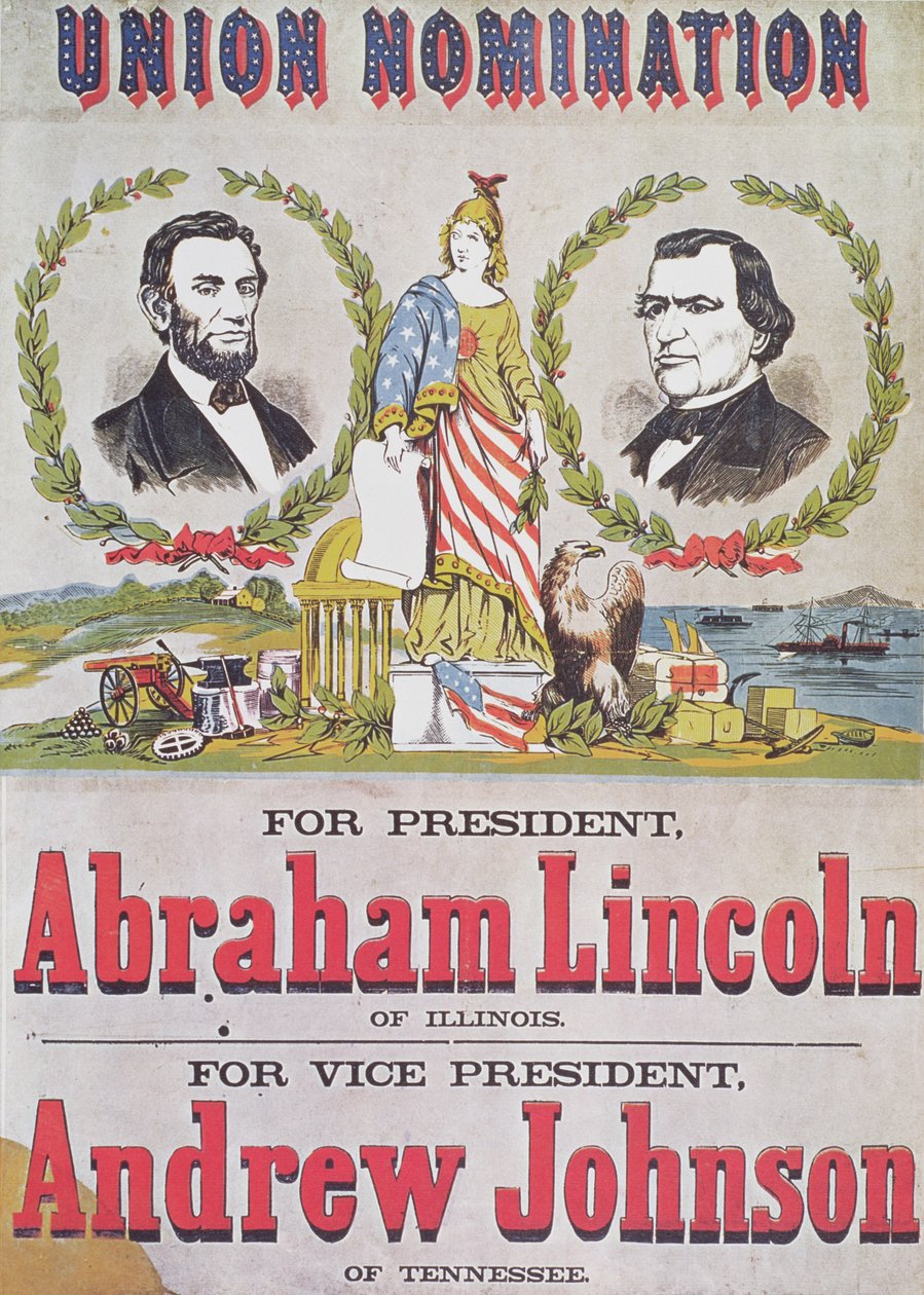 Affiche de campagne électorale pour la nomination de l