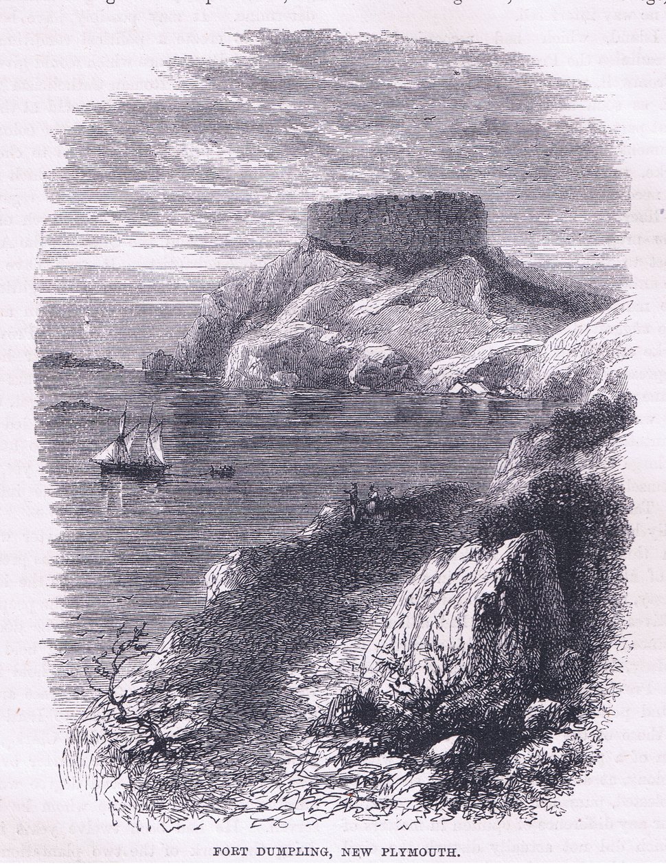 Fort Dumpling, New Plymouth 1665, illustration de Cassells History of the United States pub. par Petter & Galpin c.1890 - American School