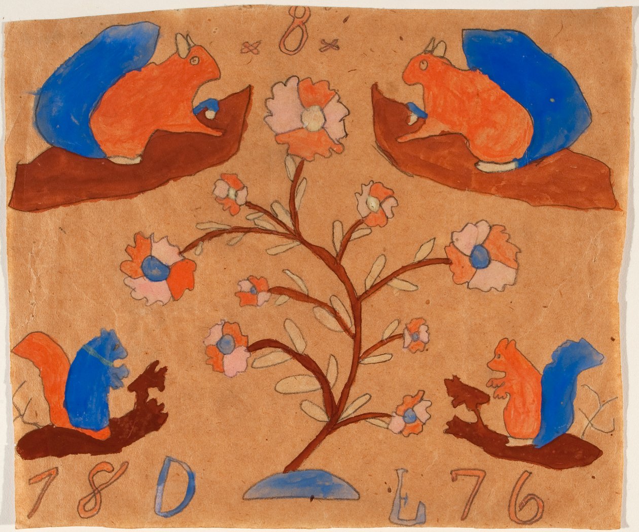 Quatre Écureuils, 1876 - American School