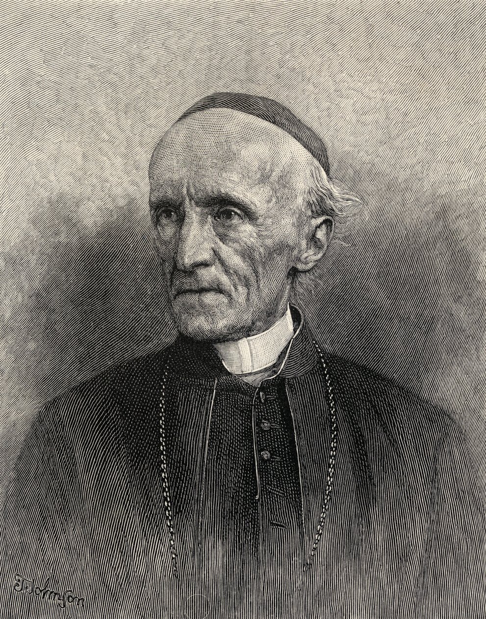 Portrait du Cardinal Manning, de 