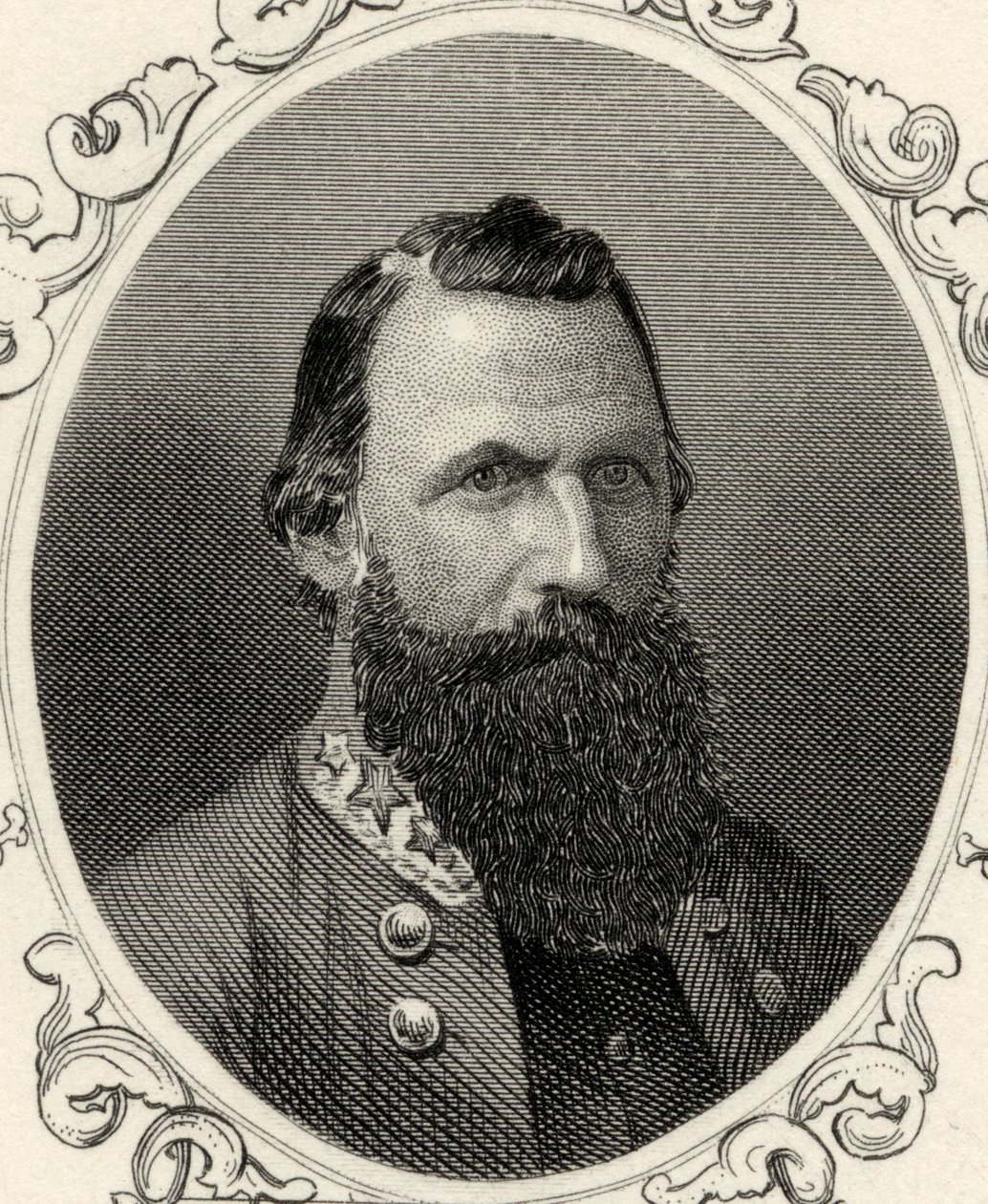Portrait du Major-Général J.E.B. Stuart (1833-64) - American School