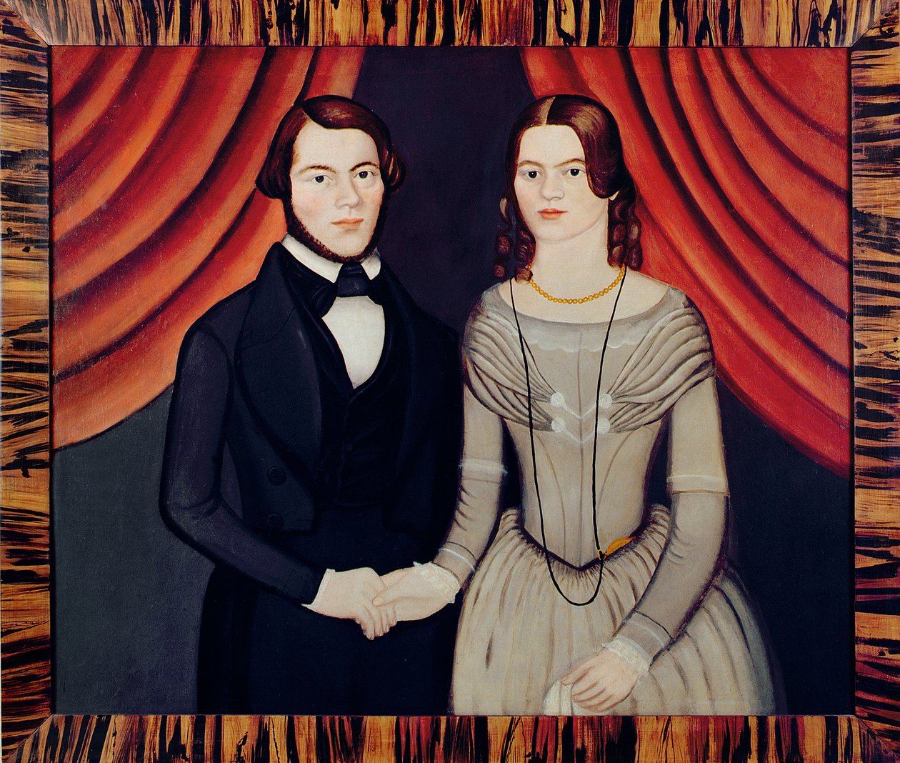 Portrait de jeunes mariés - American School