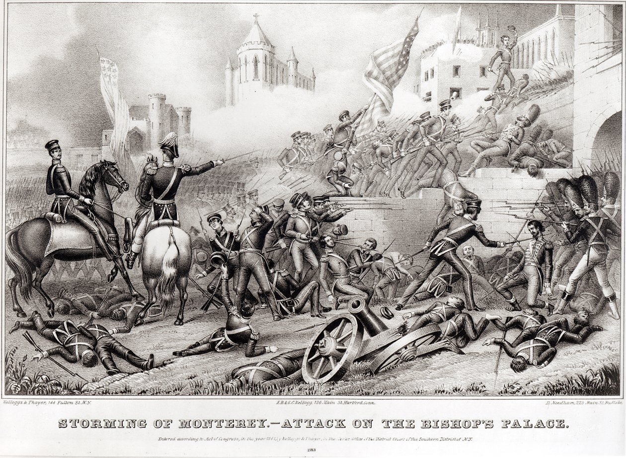 Assaut de Monterey. Attaque du Palais de l