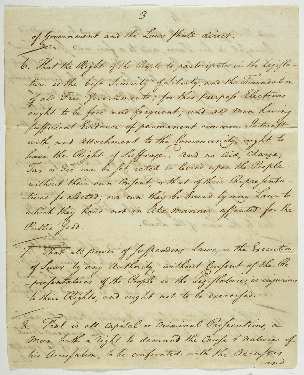 La Déclaration des droits, copie signée à Federal Hall, 1789 - American School