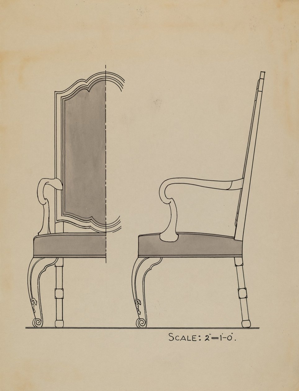 Chaise - American 20th Century