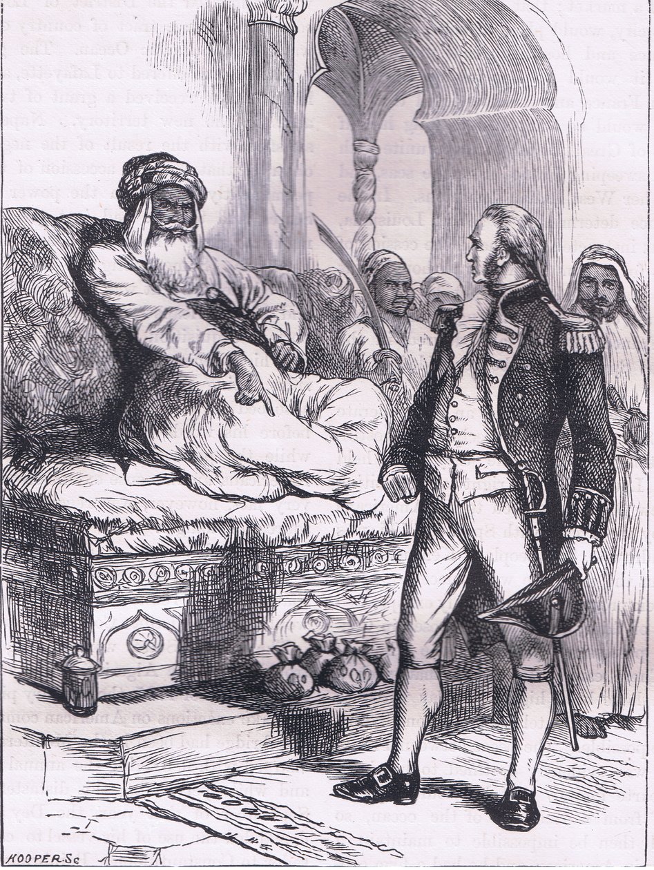 Le capitaine Bainbridge et le Dey d