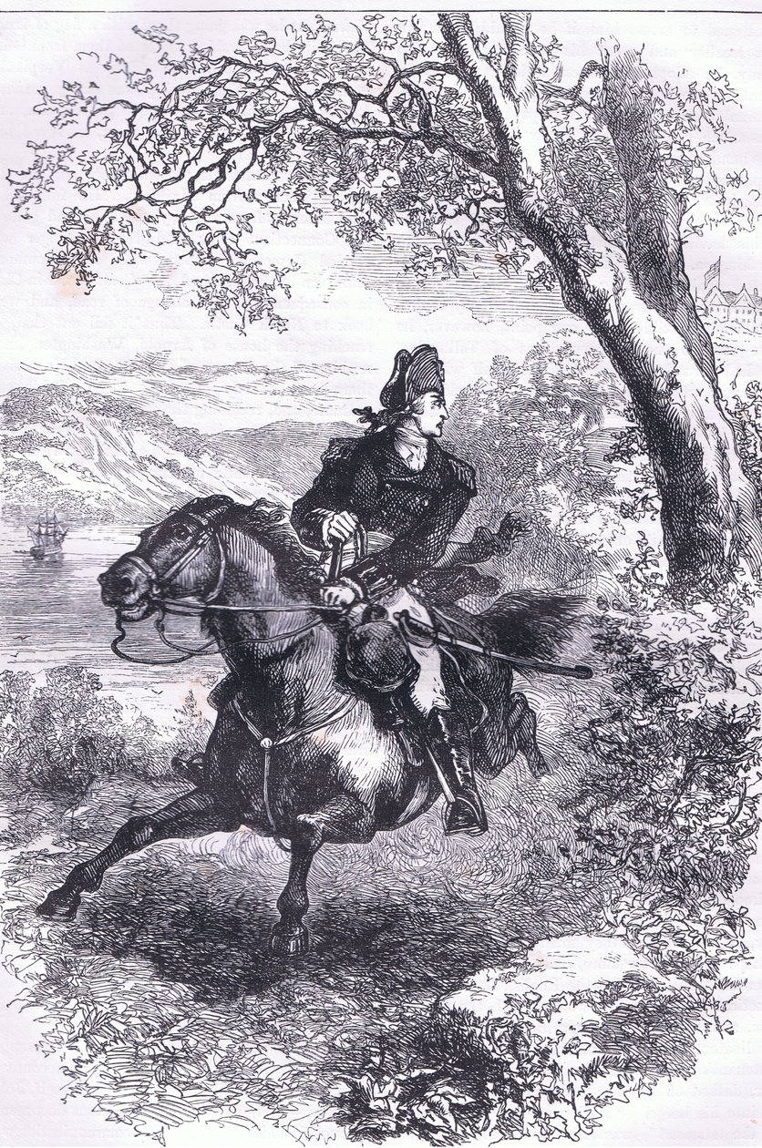 Évasion de Benedict Arnold, illustration de l