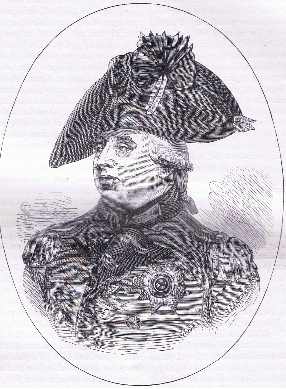 Le roi George III, illustration de l
