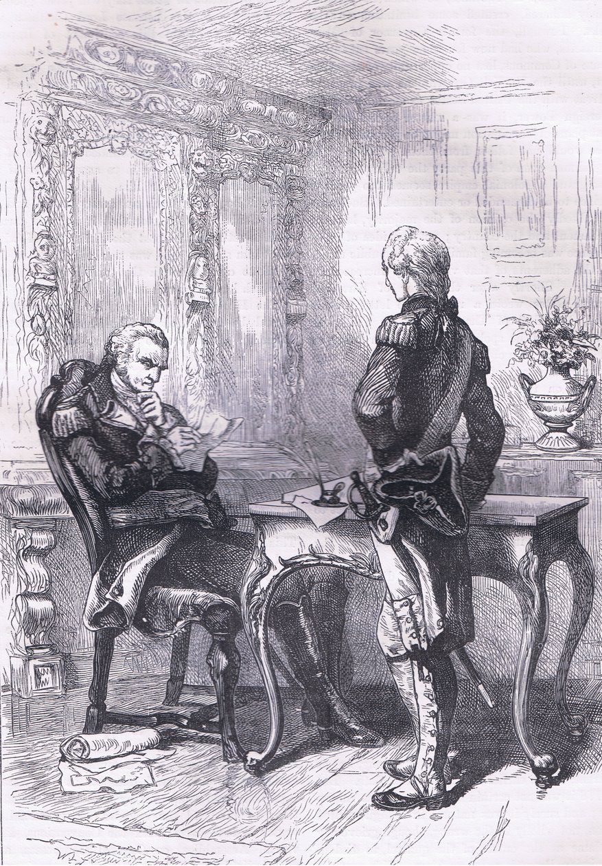 Lafayette et Washington, illustration de l