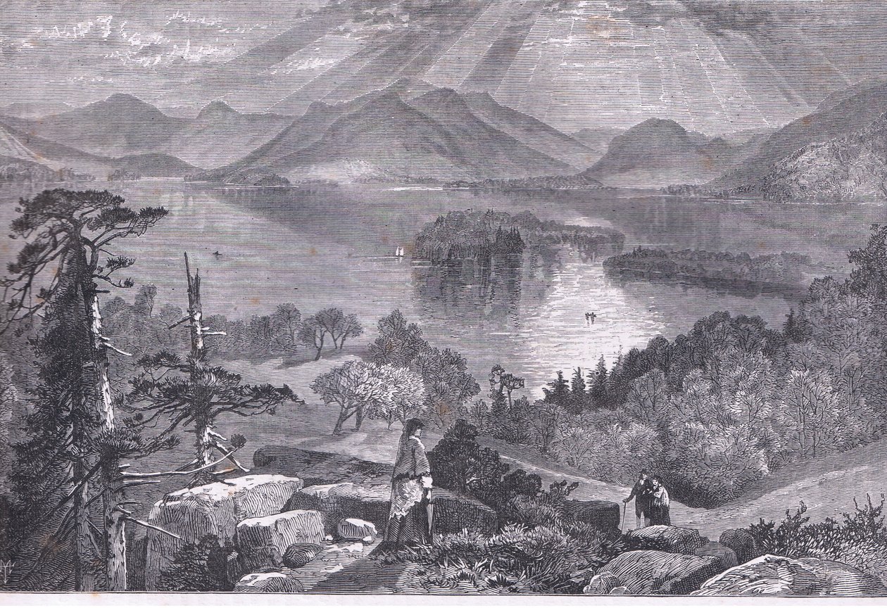 Long Island, lac George, illustration de l