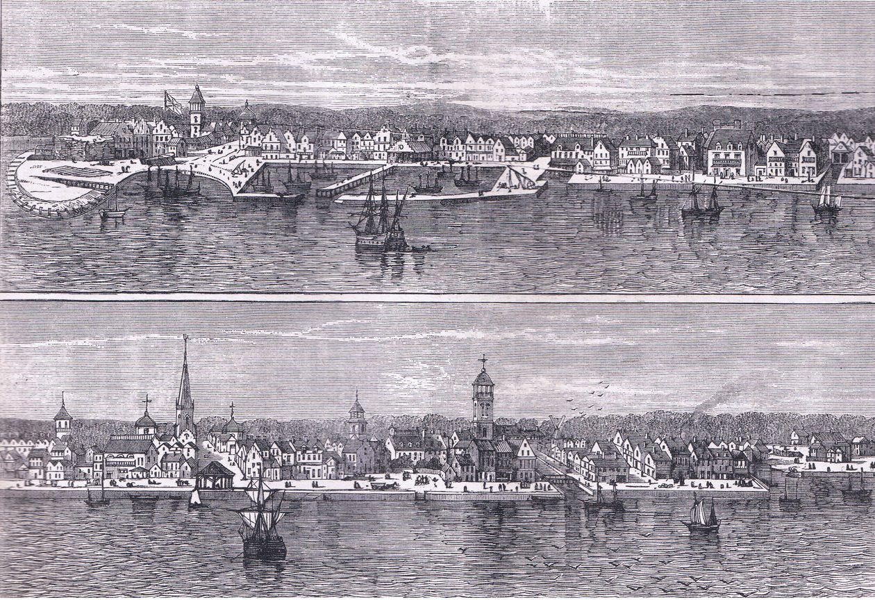 New York au milieu du XIXe siècle, illustration de l