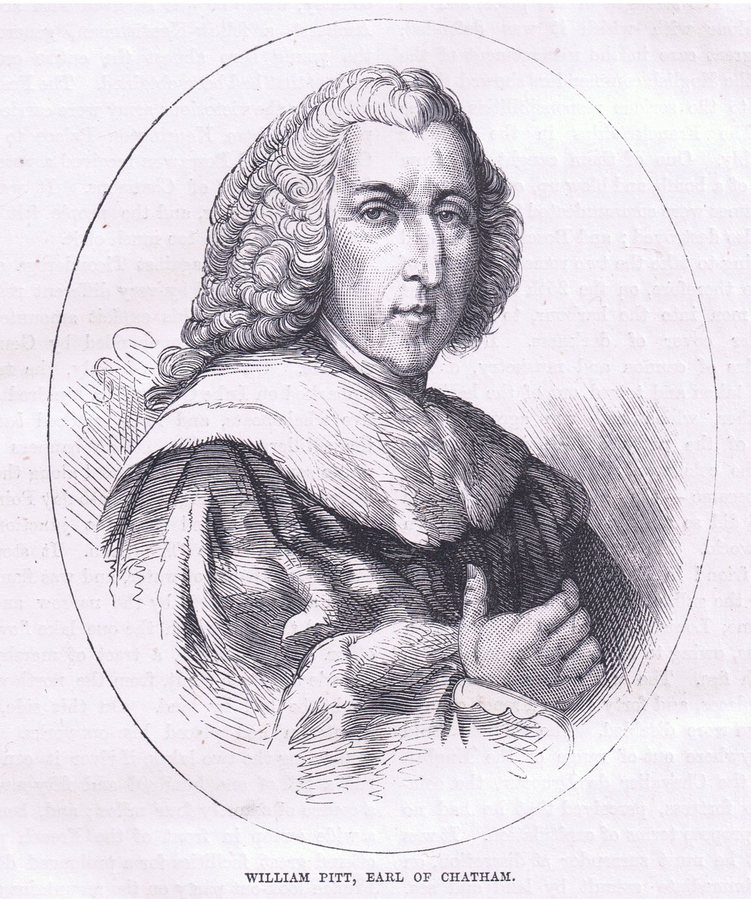 William Pitt, Comte de Chatham, illustration de l