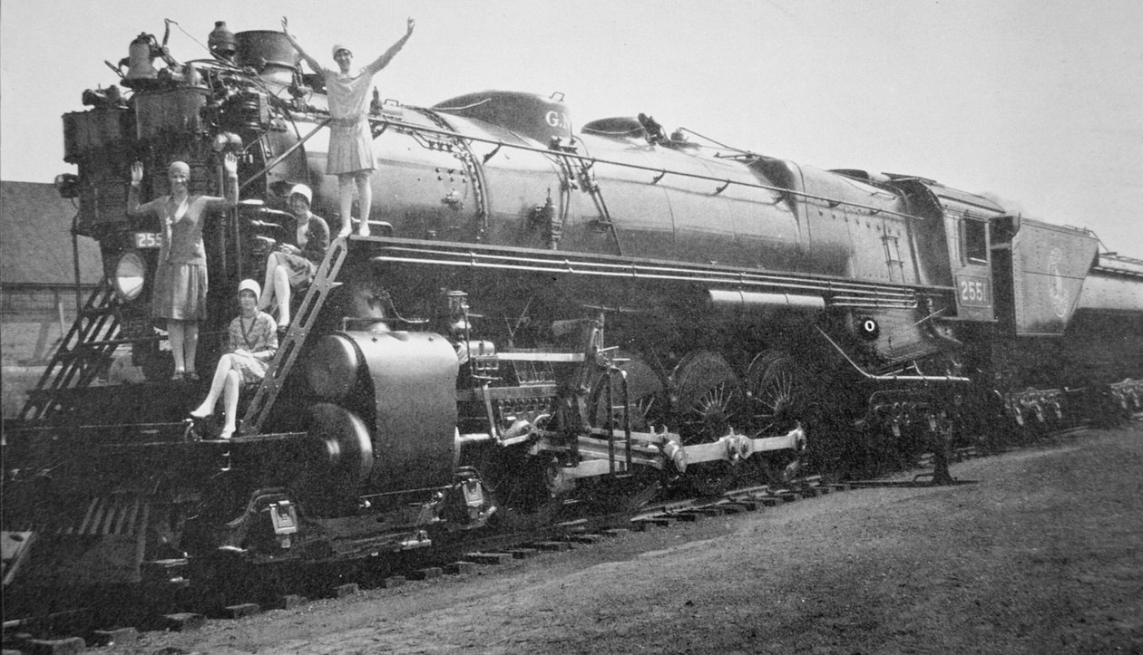 Une locomotive de classe S-1 4-8-4 construite par Baldwin pour le train 