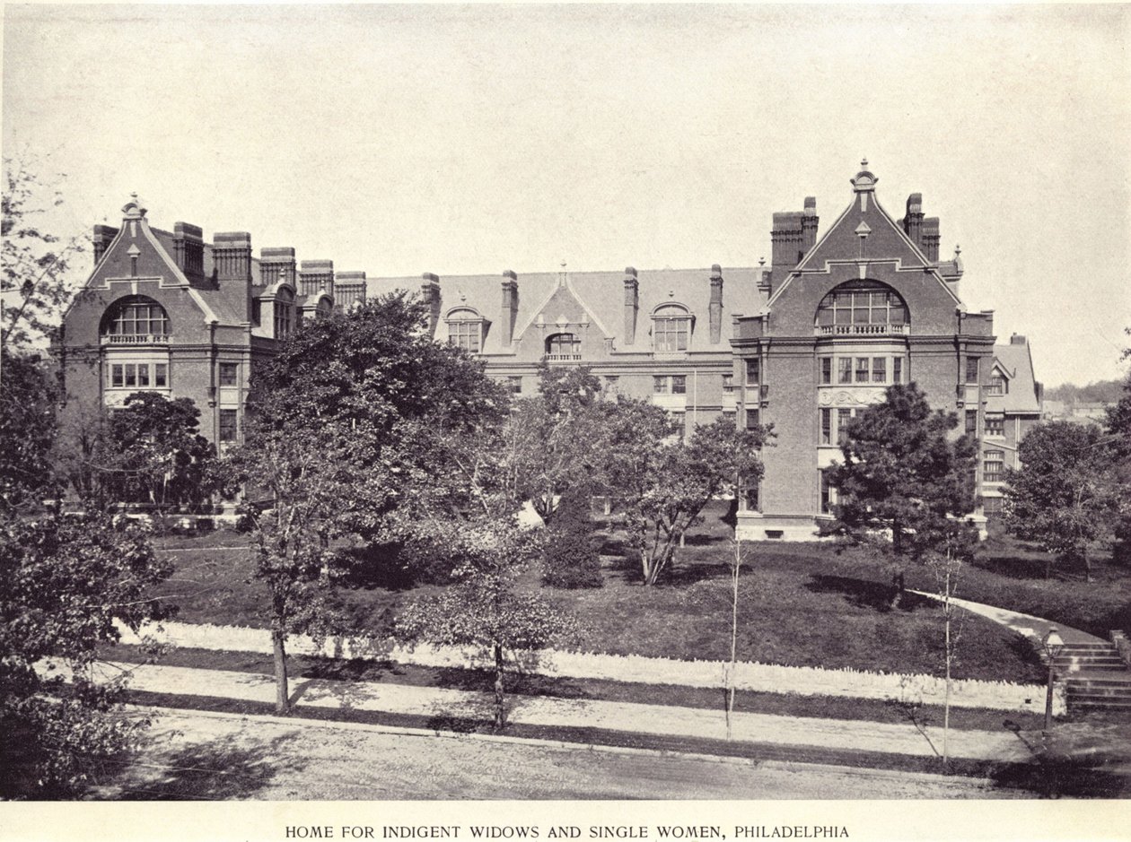 Maison pour veuves indigentes et femmes célibataires, Philadelphie - American Photographer