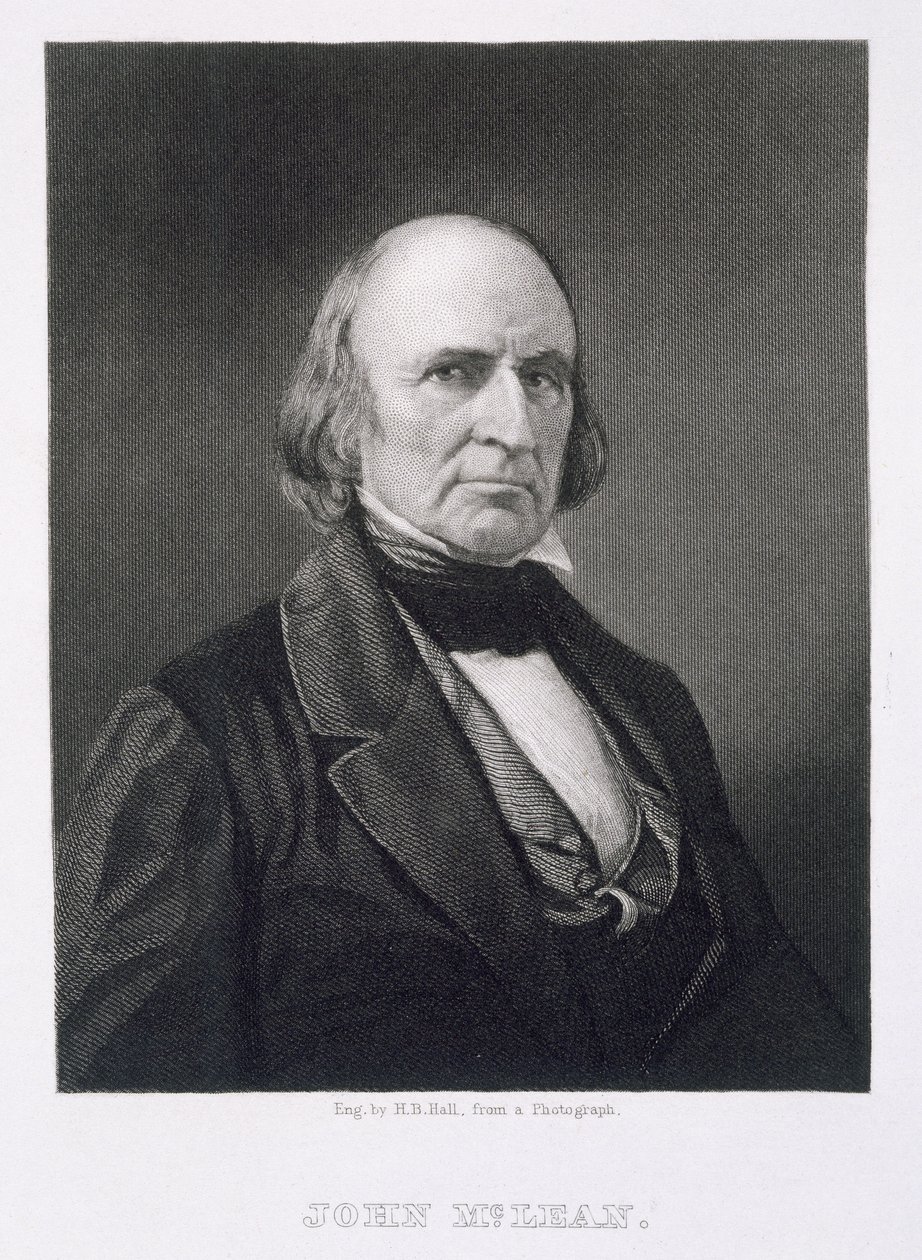 John McLean (1785-1861) gravé par Henry Bryan Hall (1808-84) d
