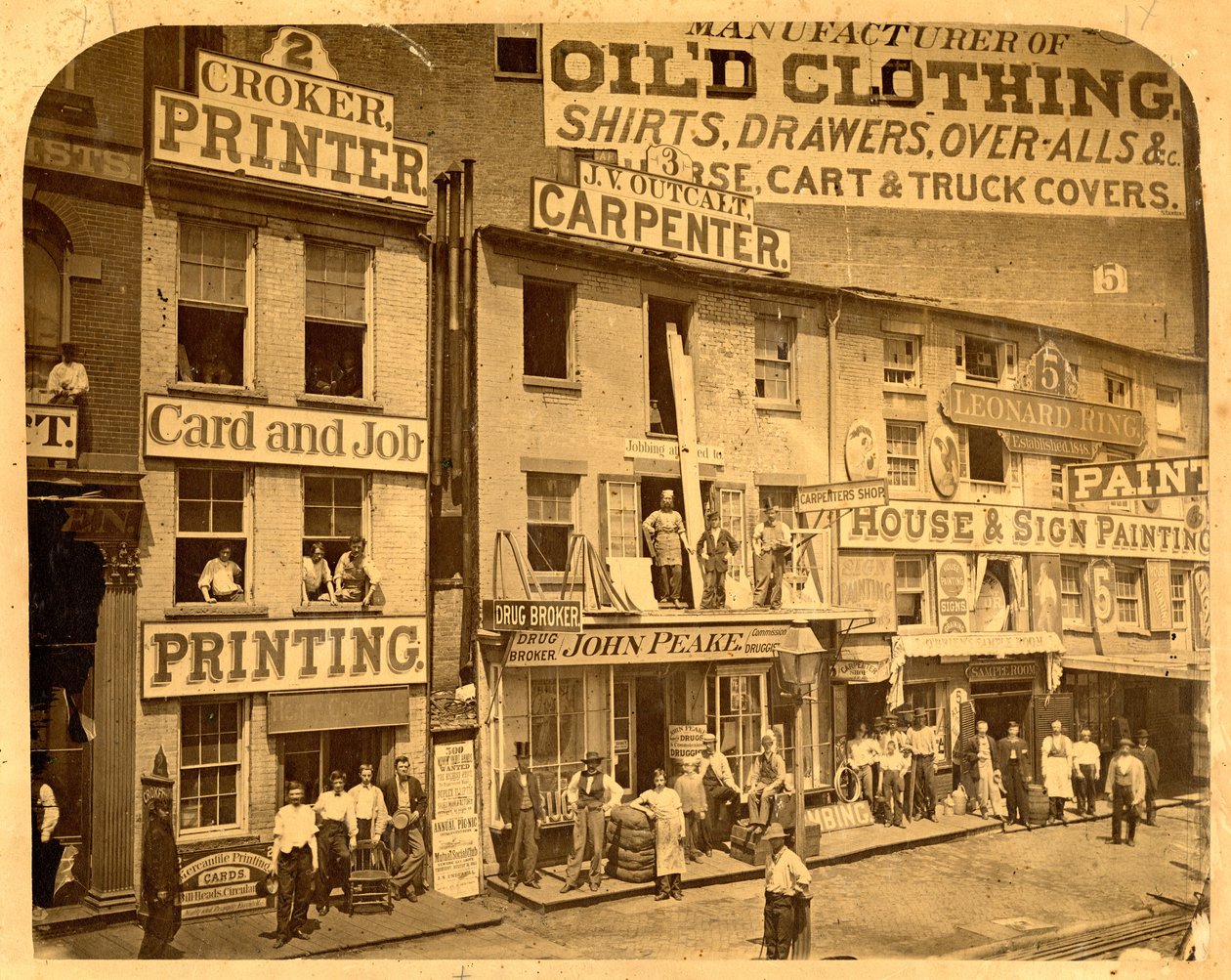 Lower Hudson Street, N.Y.C., 1865 - American Photographer