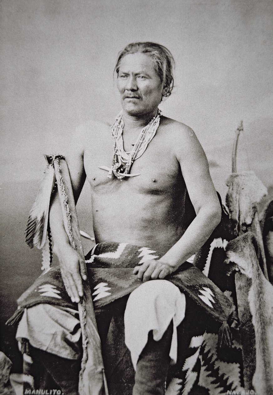 Manuelito (1818-93) chef principal de la nation Navajo 1870-84 - American Photographer