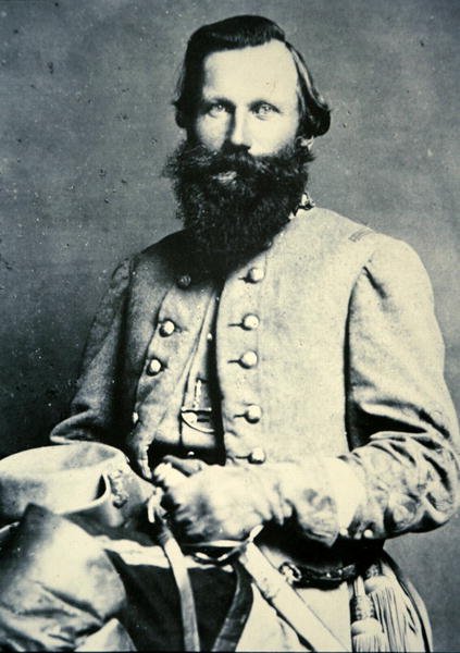 Portrait du général J.E.B. Stuart (photo n/b) - American Photographer